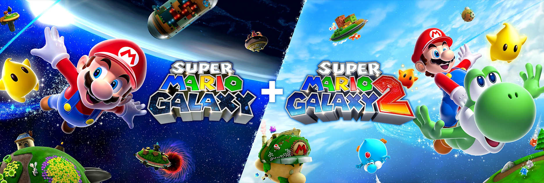 [Mario] Galaxy + Galaxy 2 Banner Image