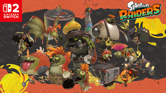 See some slippery Salmonids, soon to be skilfully splatted in Splatoon Raiders