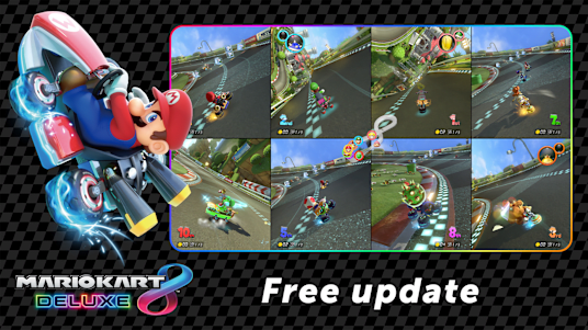 Mario Kart 8 Deluxe - NS2 Free Update Banner