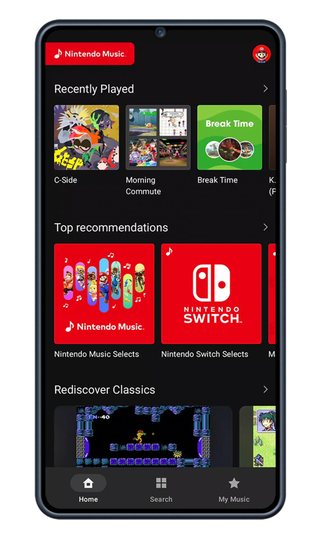 Nintendo Music Page Image 1