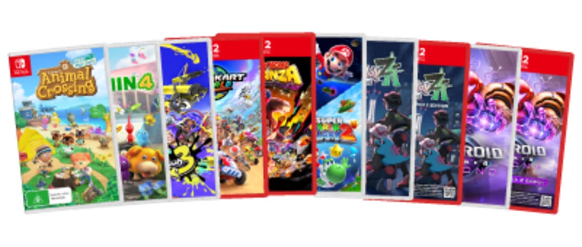Mega Menu Nintendo Store - Physical Games