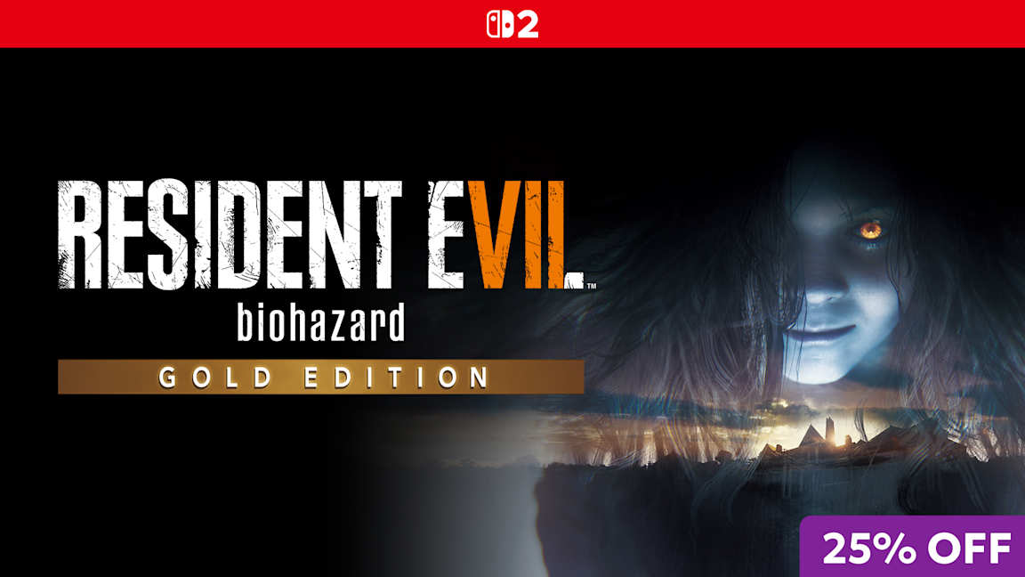 Blockbuster Sale 2026 Switch 2 Game Card - Resident Evil 7 biohazard Gold Edition Asset