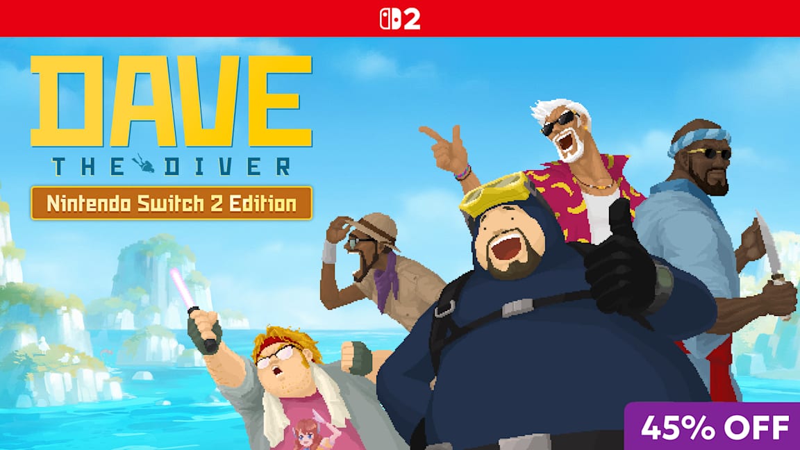 Blockbuster Sale 2026 Switch 2 Game Card - DAVE THE DIVER Nintendo Switch™ 2 Edition Asset