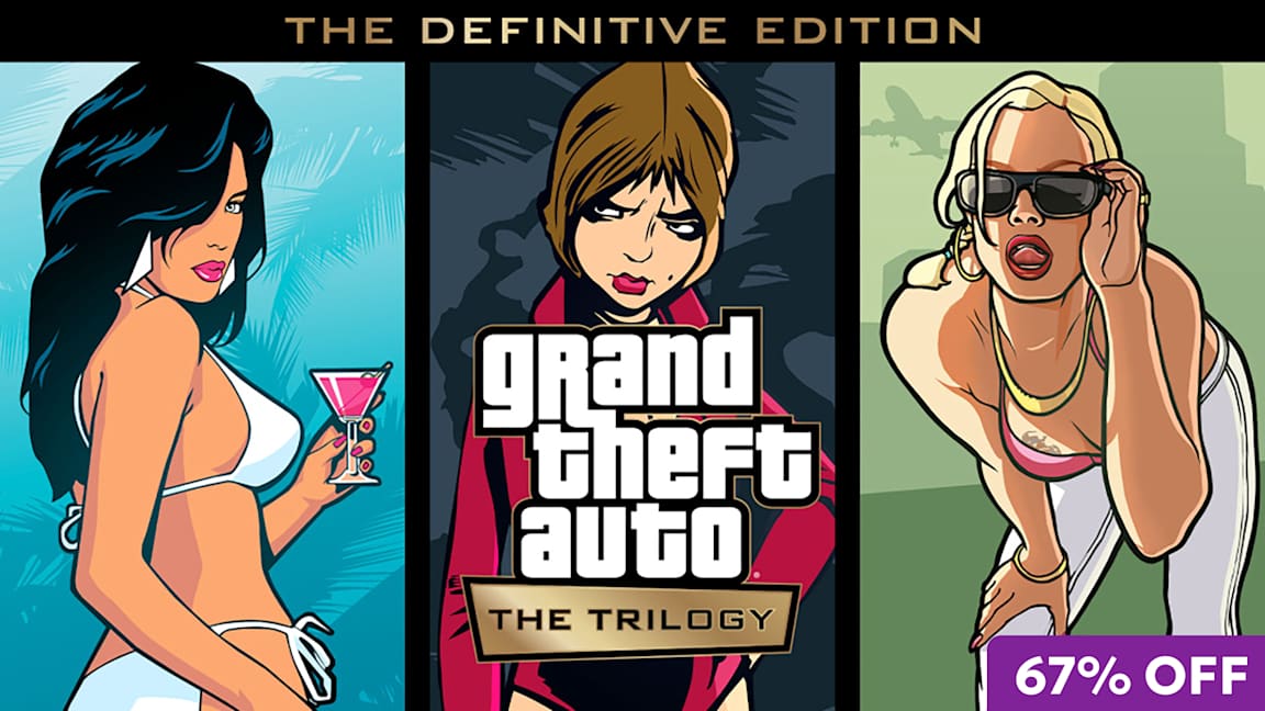 Blockbuster Sale 2026 Switch 1 Game Card - Grand Theft Auto: The Trilogy – The Definitive Edition Asset
