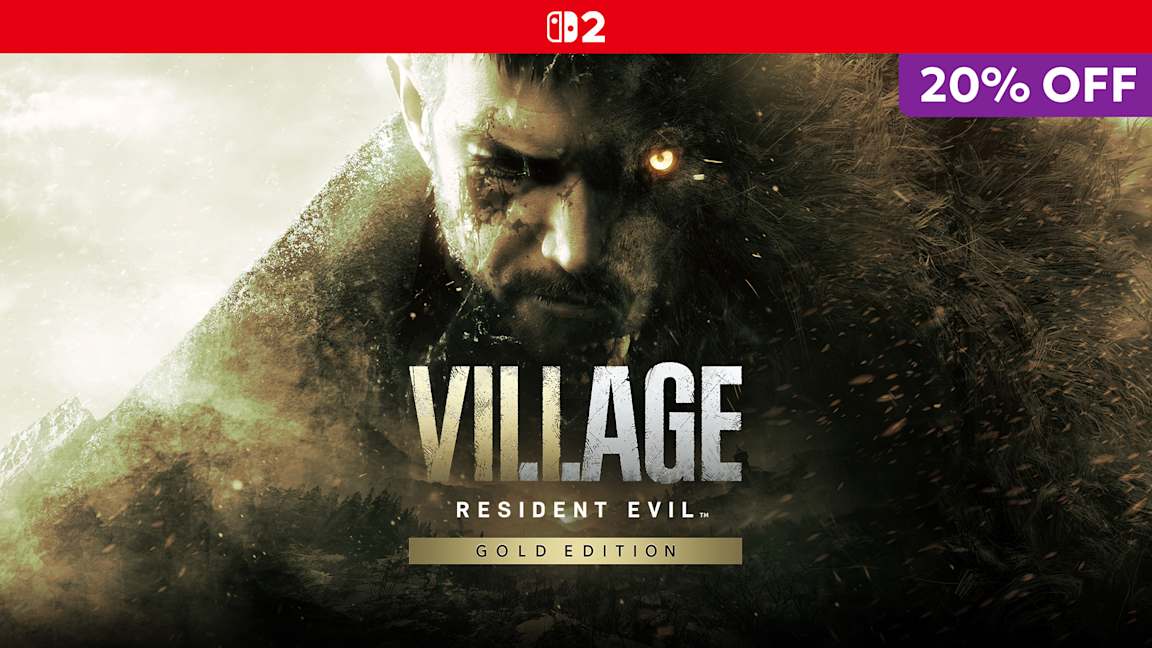 Blockbuster Sale 2026 Switch 2 Game Card - Resident Evil Village Gold Edition Asset