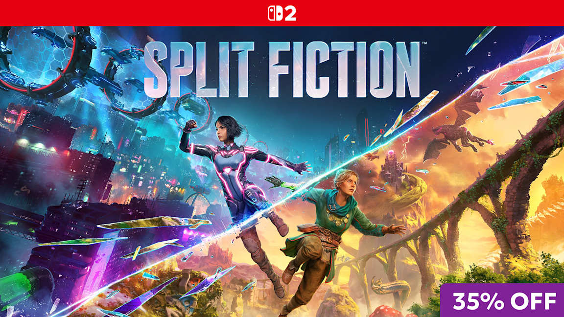 Blockbuster Sale 2026 Switch 2 Game Card - Split Fiction Asset