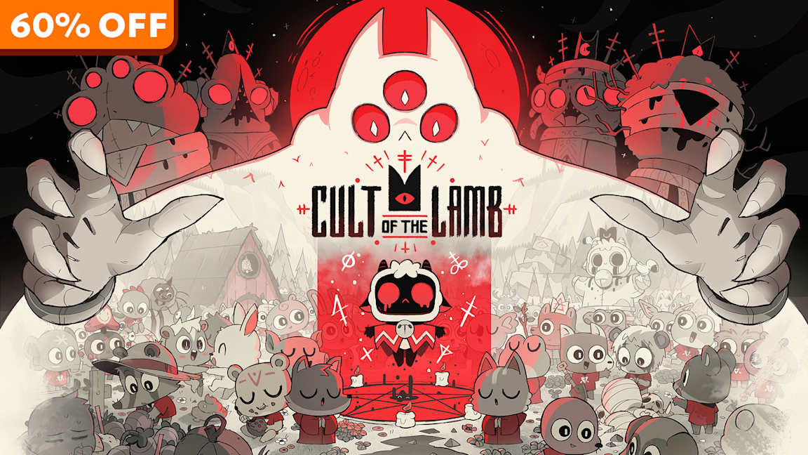 Halloween Sale Switch 1 Game Card - Cult of the Lamb Asset