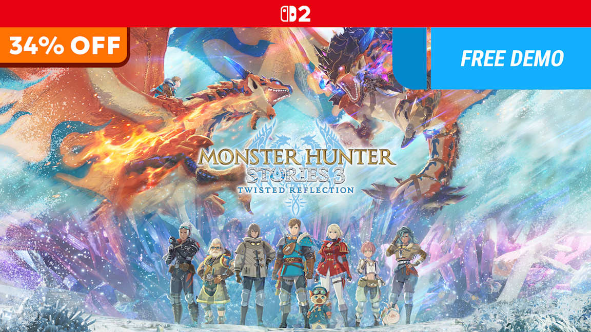 Halloween Sale Switch 2 Game Card - Monster Hunter Stories 3: Twisted Reflection Deluxe Edition Asset