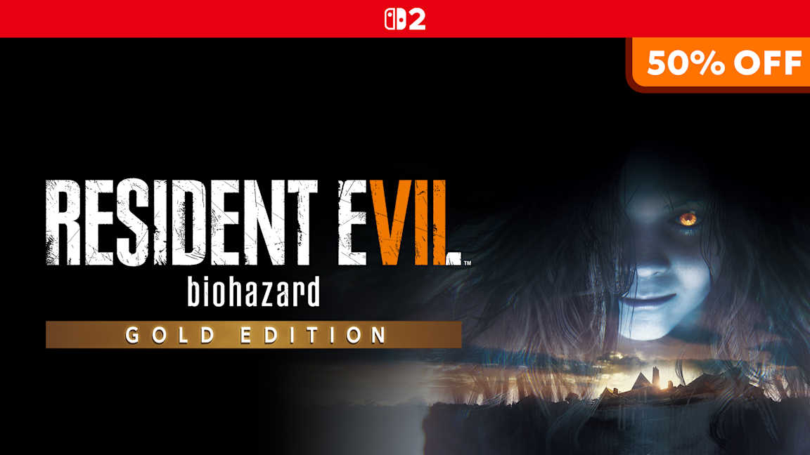 Halloween Sale Switch 2 Game Card - Resident Evil 7 biohazard Gold Edition Asset