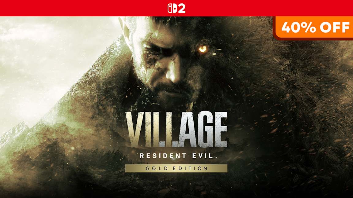 Halloween Sale Switch 2 Game Card - Resident Evil Village Gold Edition Asset