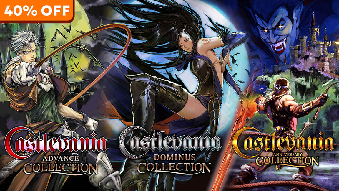 Halloween Sale Switch 1 Game Card - Castlevania Collections Bundle Asset