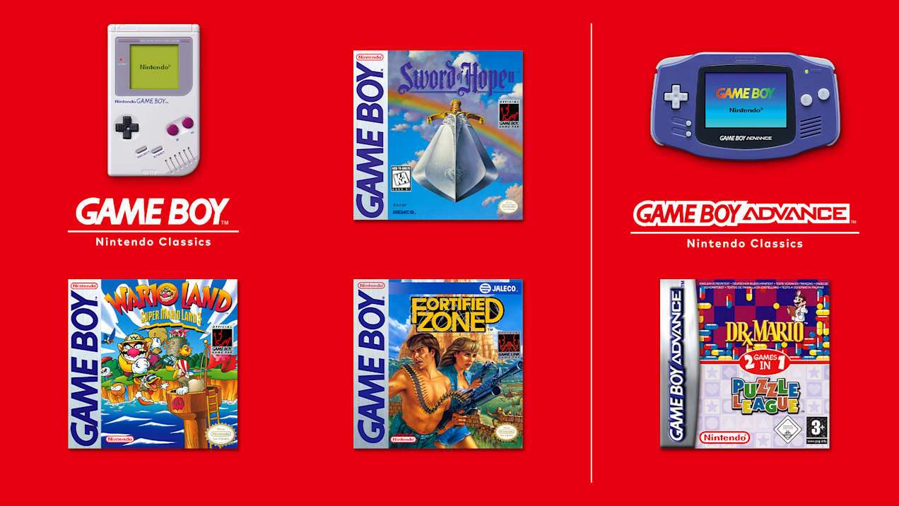 Game Boy – Nintendo Classics July Feature Banner