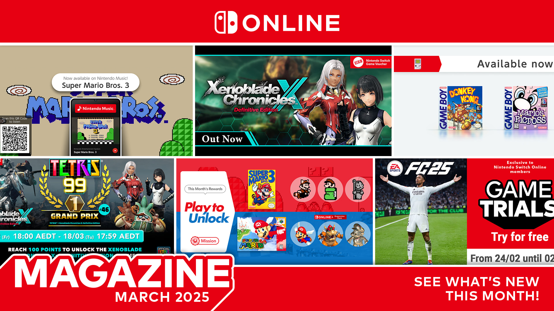 Nintendo Switch Online Magazine: March Edition - Nintendo