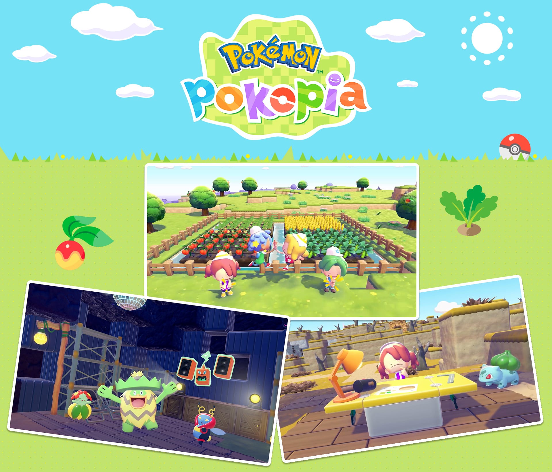 Shape the world and build a cosy new life in Pokémon Pokopia, available ...