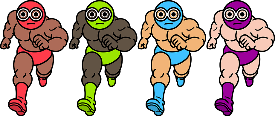 [Rhythm Paradise Groove] Wrestlers