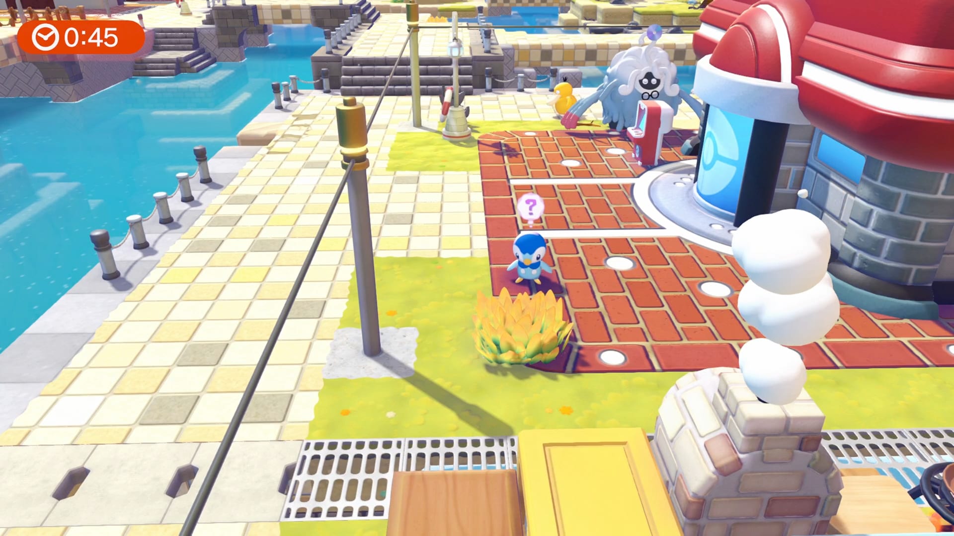 Play hide-and-sneak and try to beat your personal best! Based on your best record, you can earn special prizes—including a trophy!
