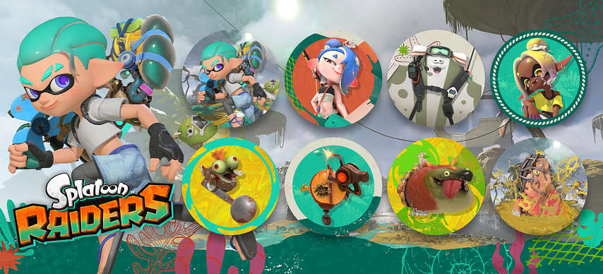 NSO Magazine: July 2026 Gallery - Missions & Rewards - Splatoon Raiders 2