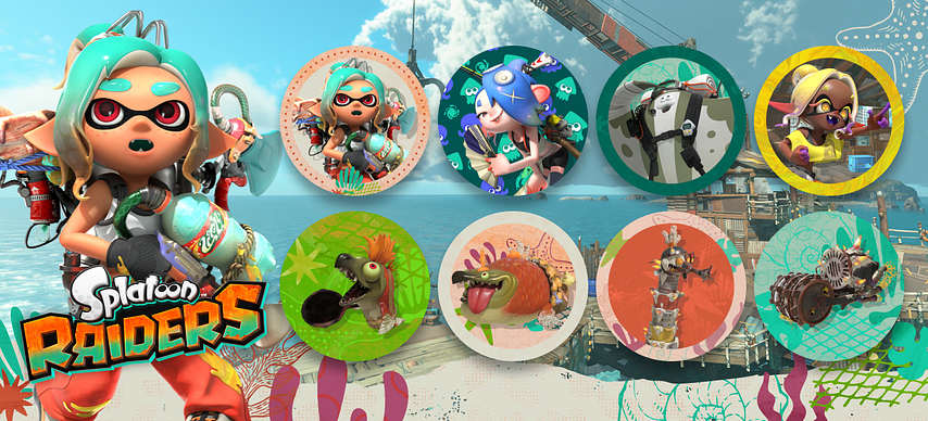 NSO Magazine: July 2026 Gallery - Missions & Rewards - Splatoon Raiders