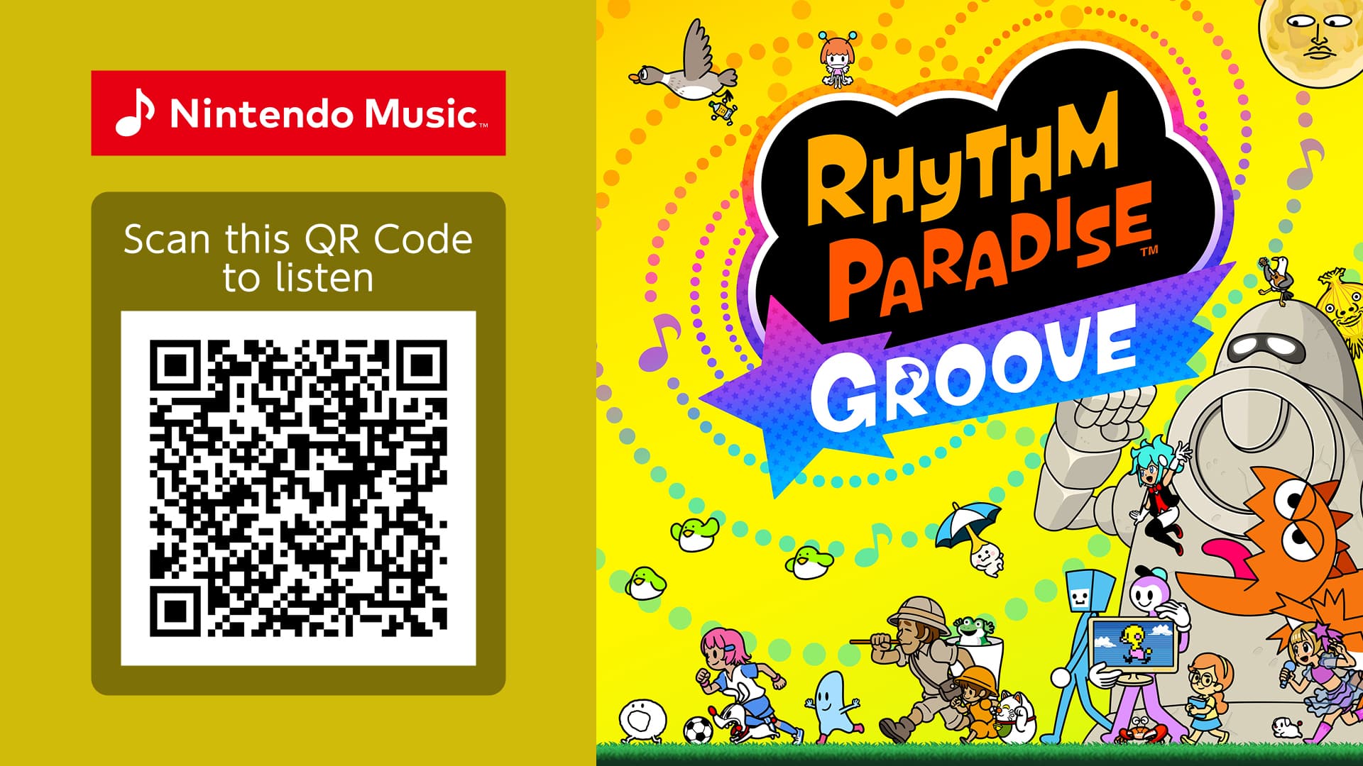 NSO Magazine: July 2026 Nintendo Music - Rhythm Paradise Groove