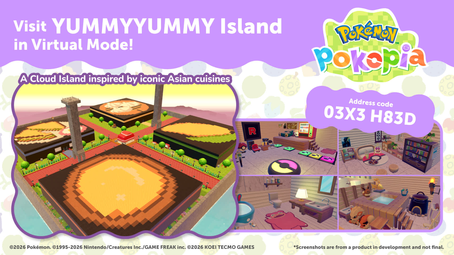 Take a virtual tour of YUMMYYUMMY Island in Pokémon Pokopia! Hero