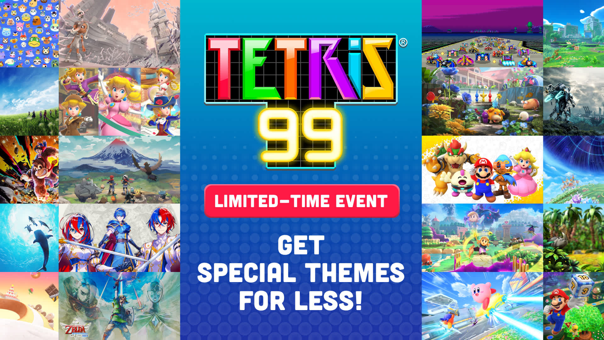 NSO Magazine: August 2026 Events - Tetris 99 Themes