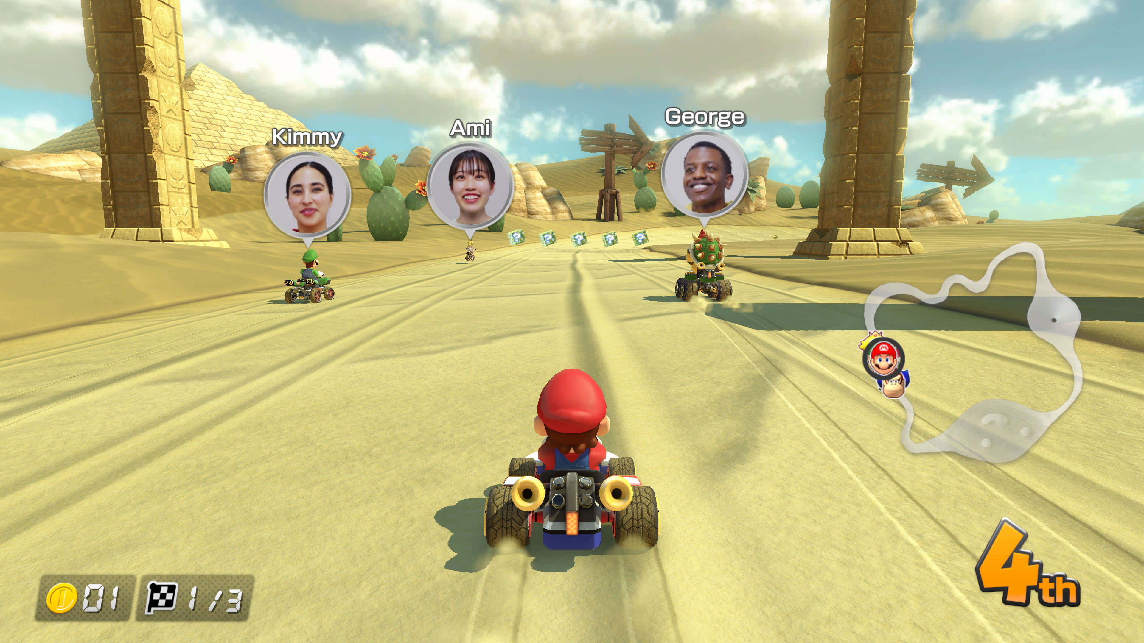 Mario Kart 8 Deluxe - NS2 Free Update - GameChat CameraPlay