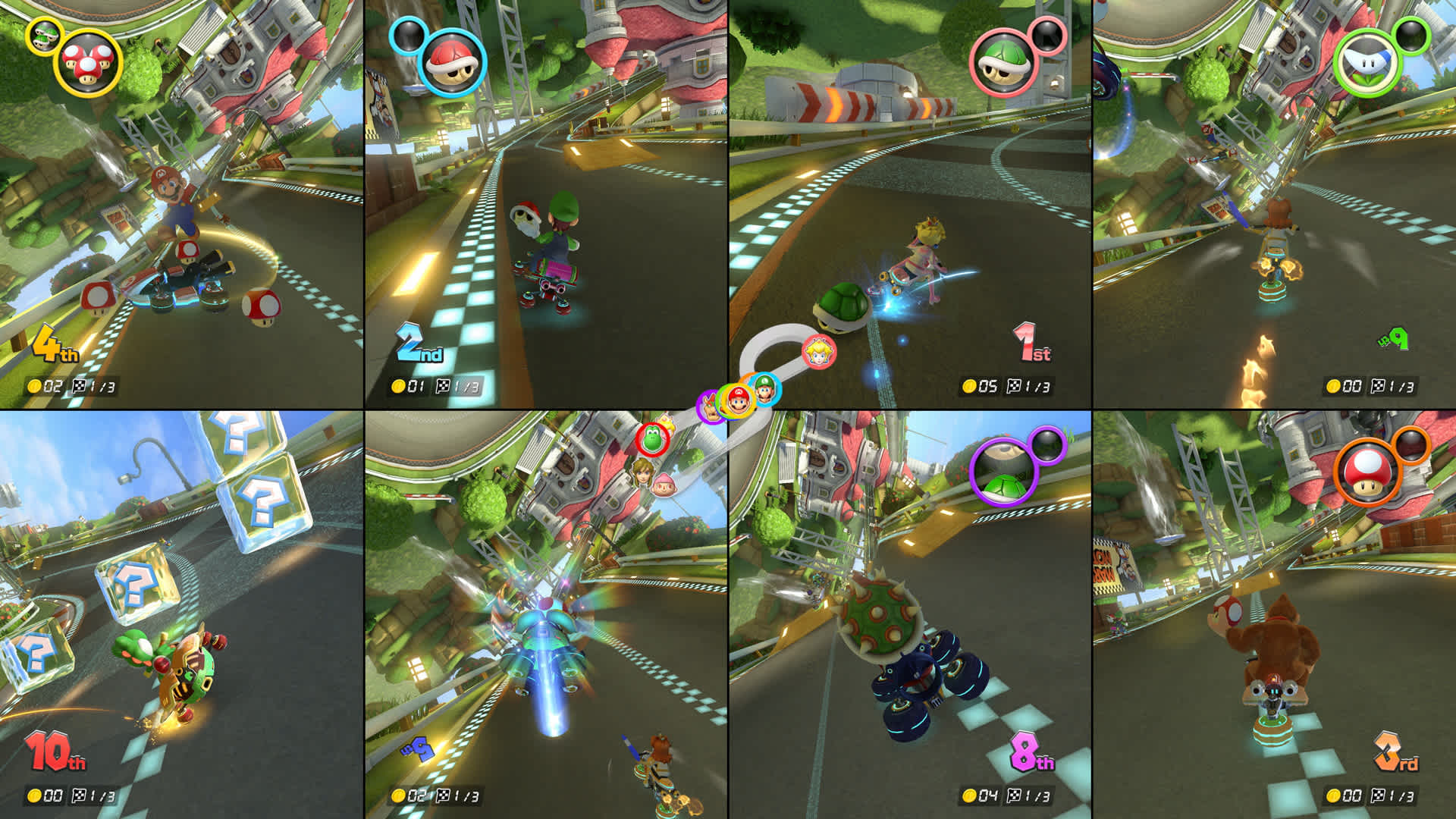 Mario Kart 8 Deluxe - NS2 Free Update - 8 Player Local Play