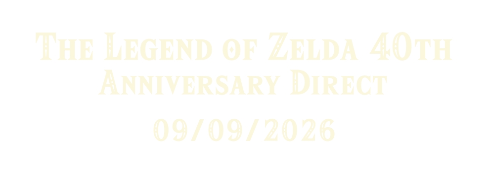 [Zelda 40th Anniversary] Direct Logo