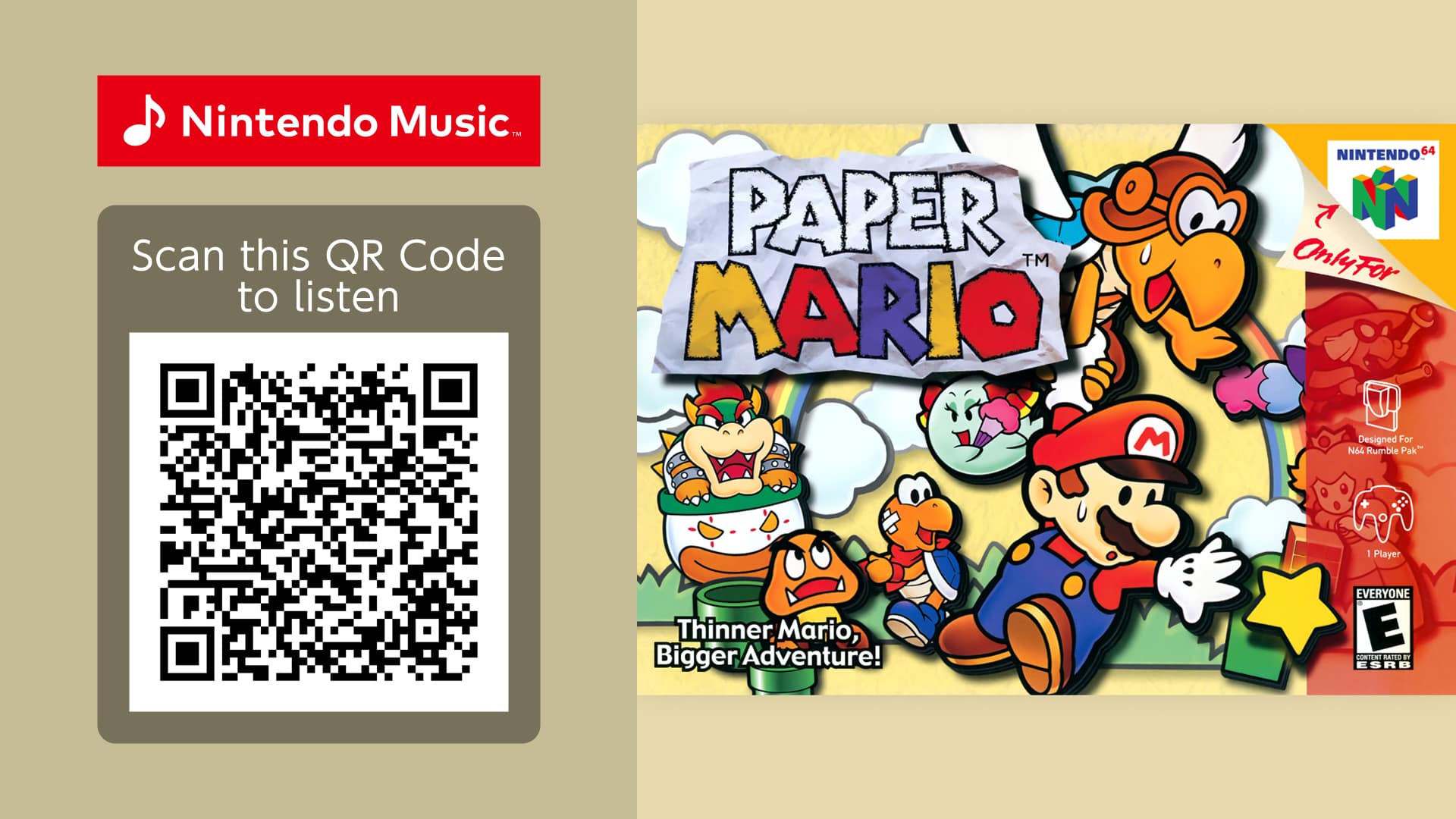 NSO Magazine: September 2026 Nintendo Music - Paper Mario