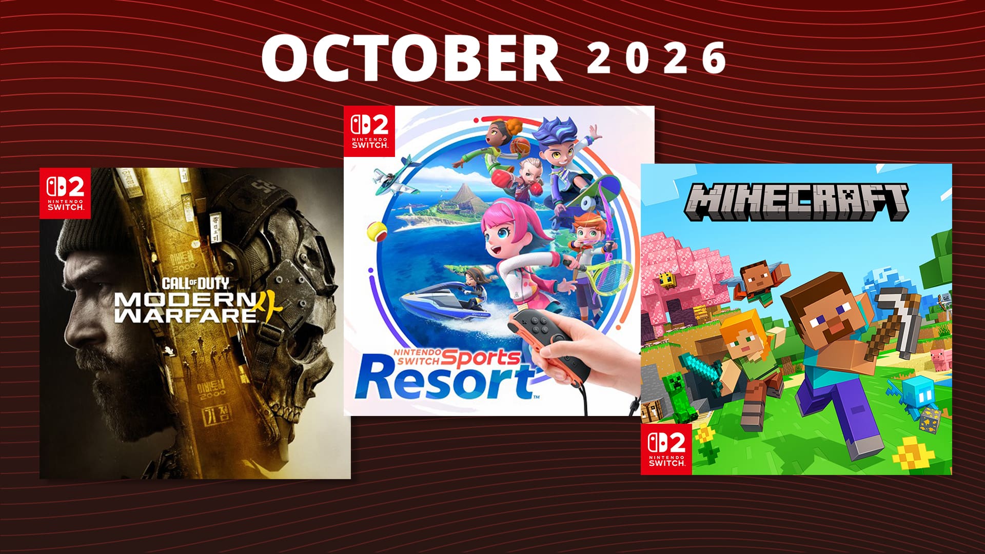 Upcoming Games – October 2026 Hero Banner