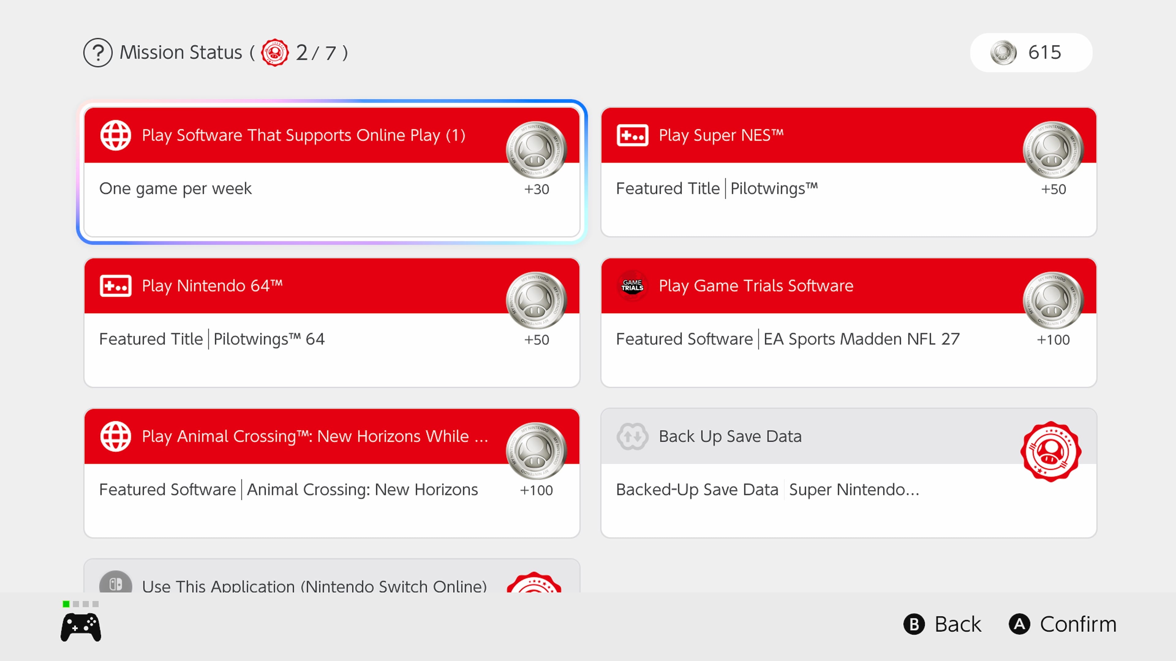 Missions and Rewards added to Nintendo Switch Online Image 1