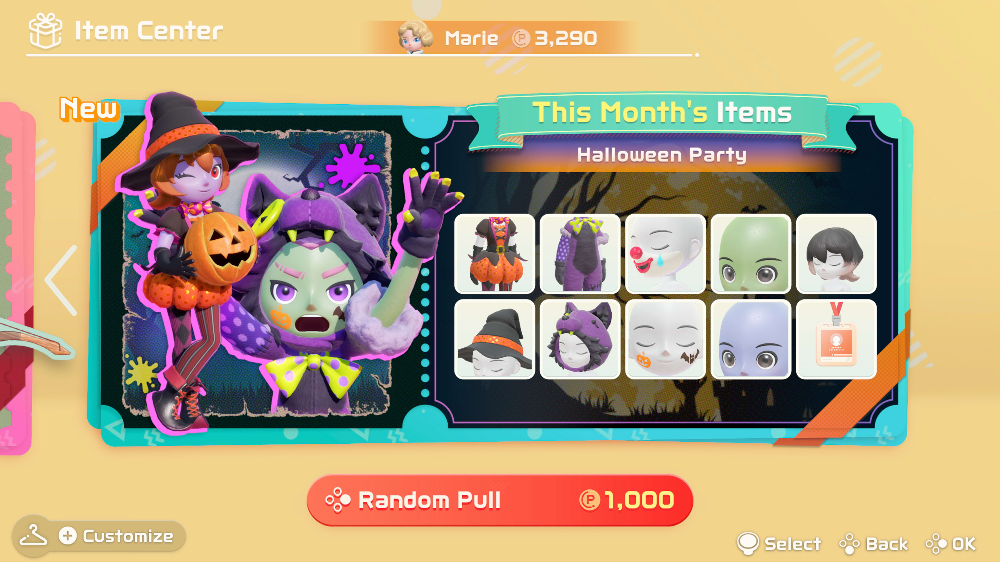 [Halloween] Sports Resort Halloween Costumes Asset