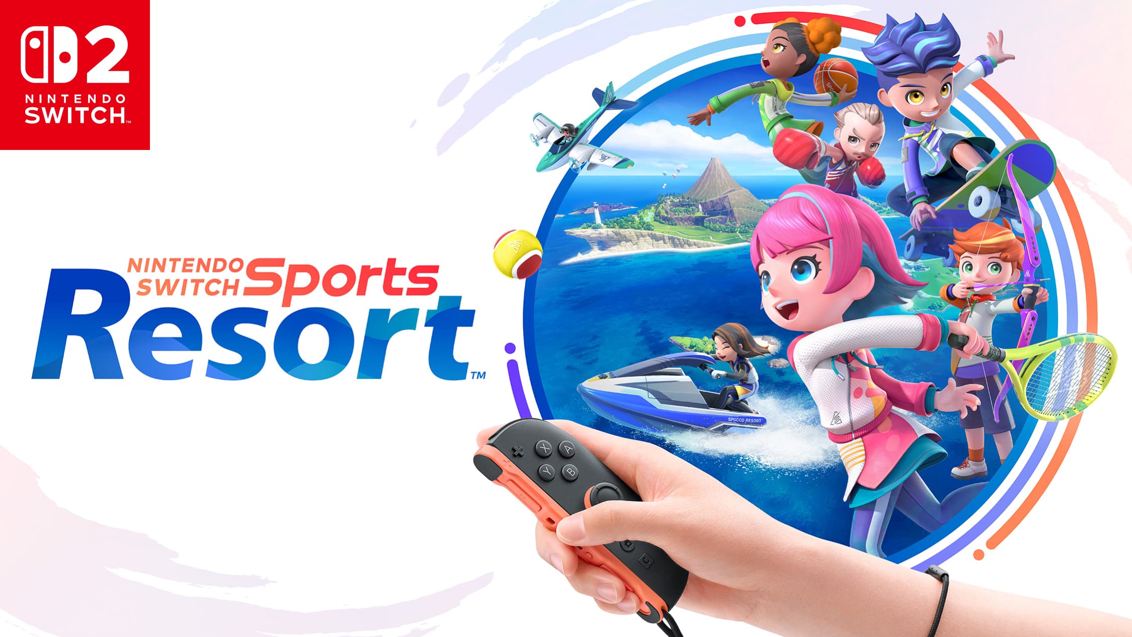 Get ready to move in Nintendo Switch Sports Resort! Hero