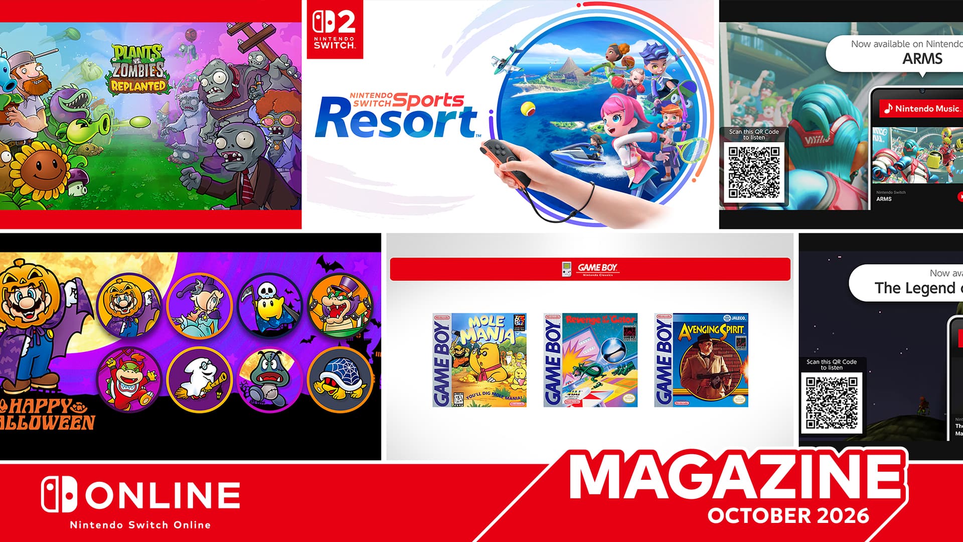 Nintendo Switch Online Magazine: October Edition 2026 Hero