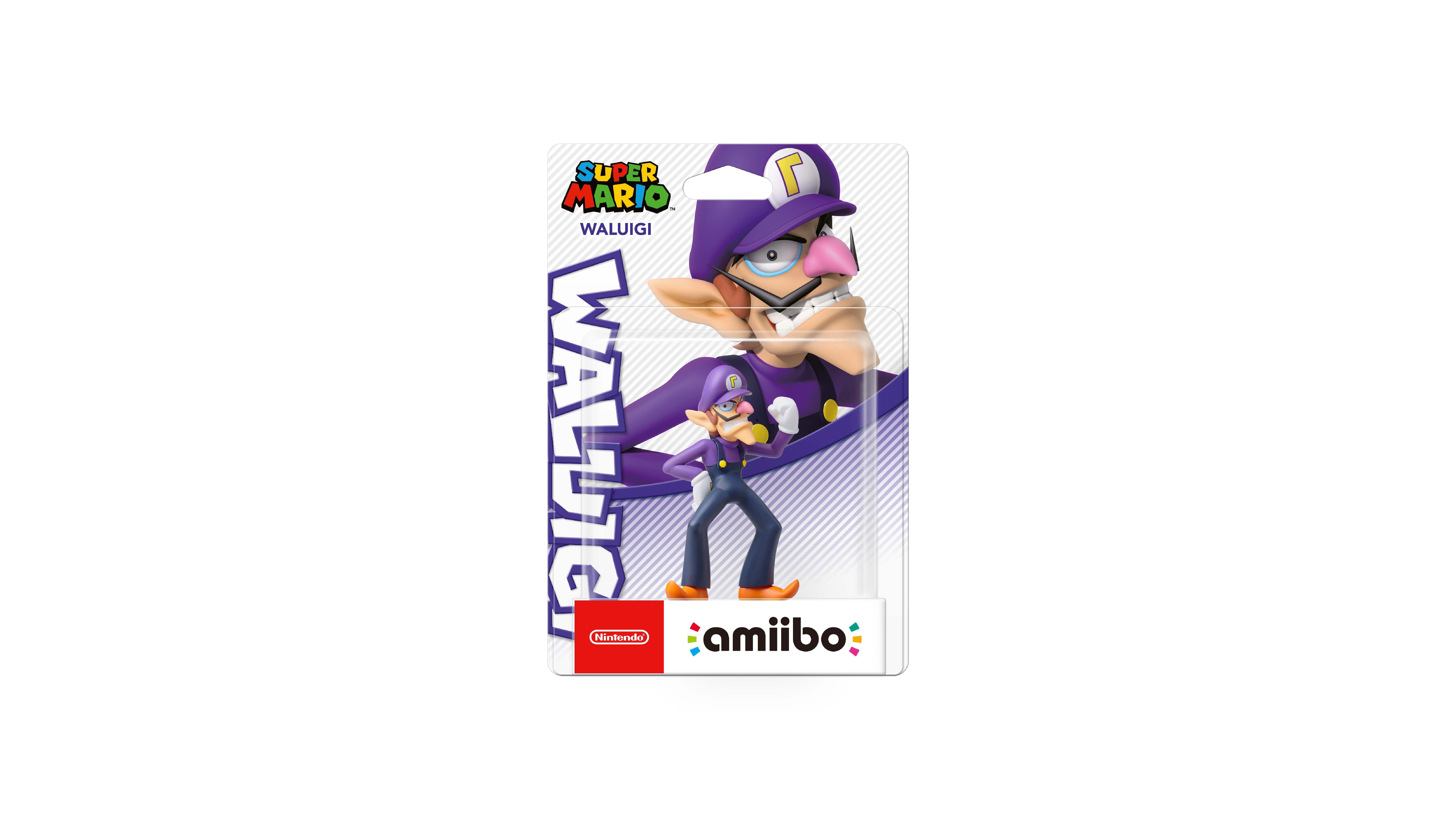 Waluigi amiibo Packshot