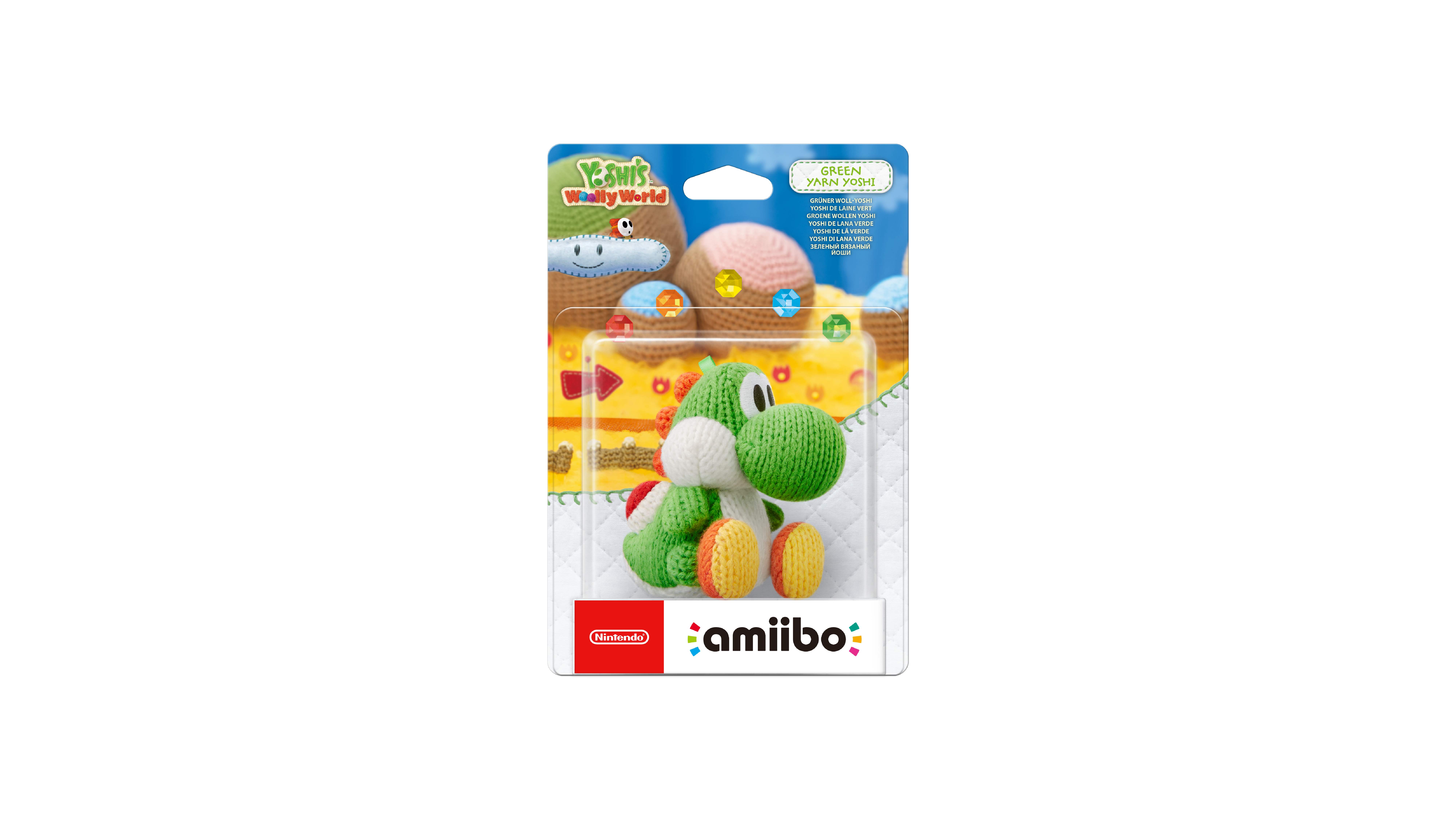 Green Yarn Yoshi amiibo Packshot