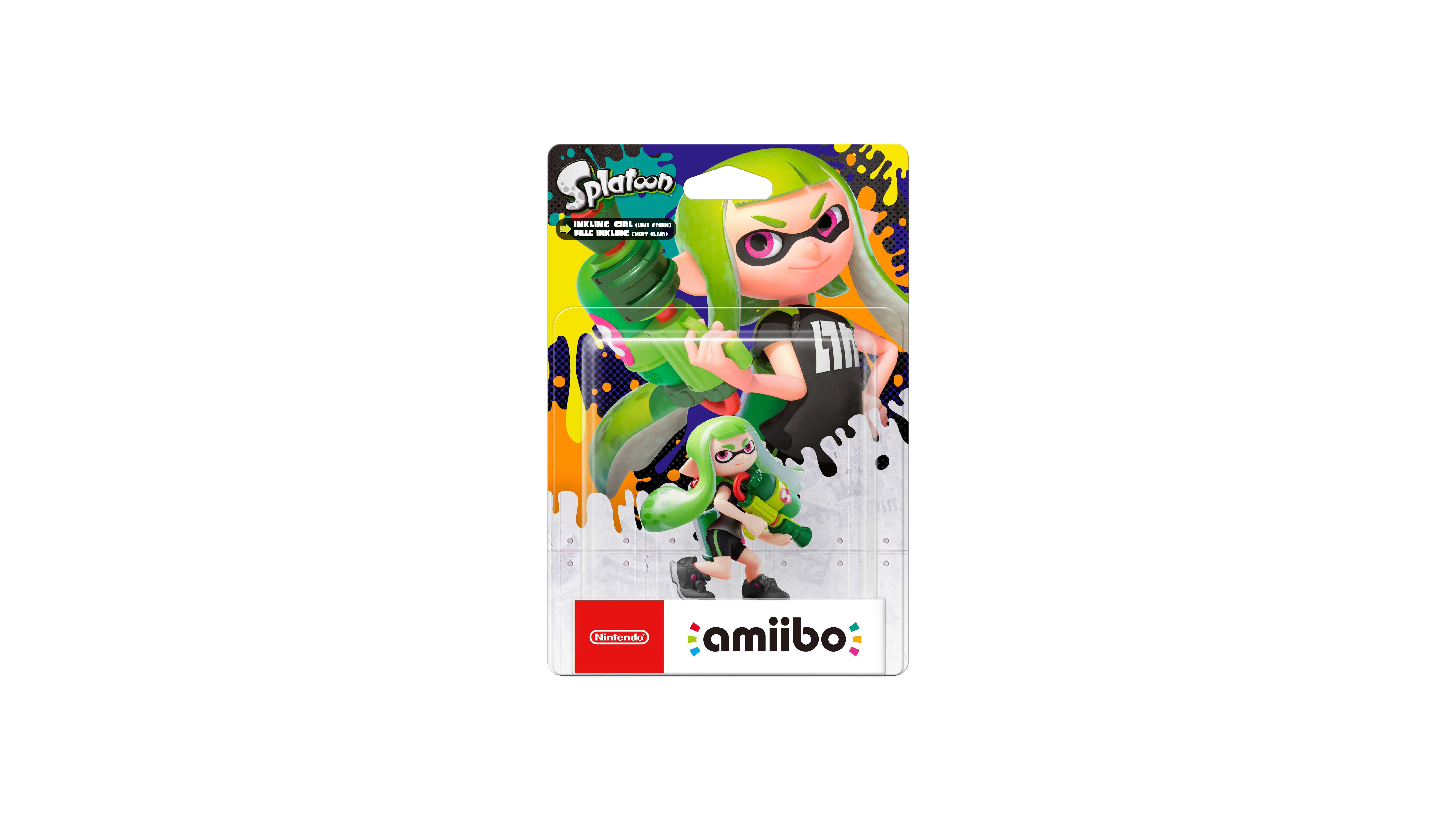 Inkling Girl (Lime Green) amiibo Packshot