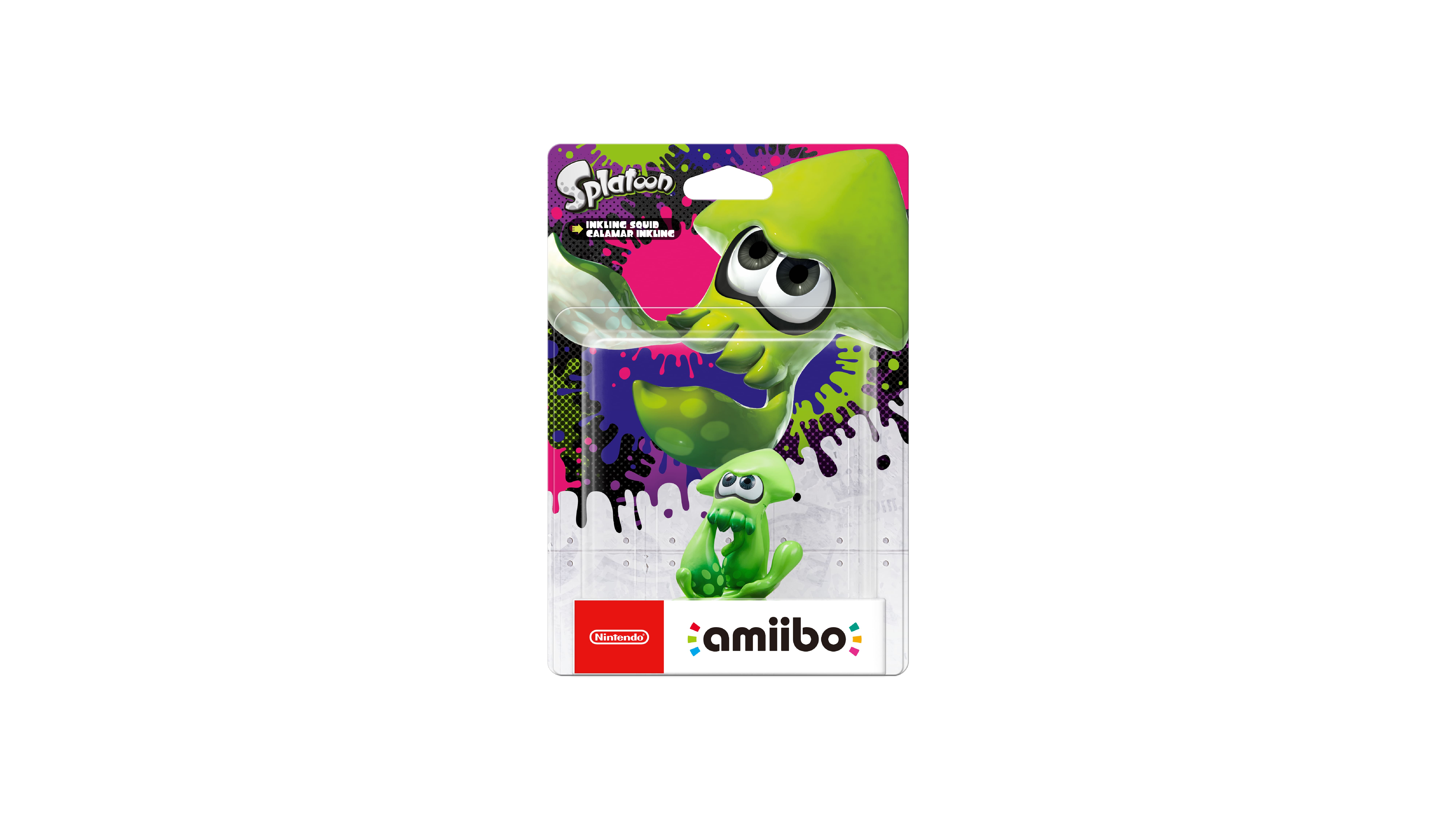 Inkling Squid amiibo Packshot