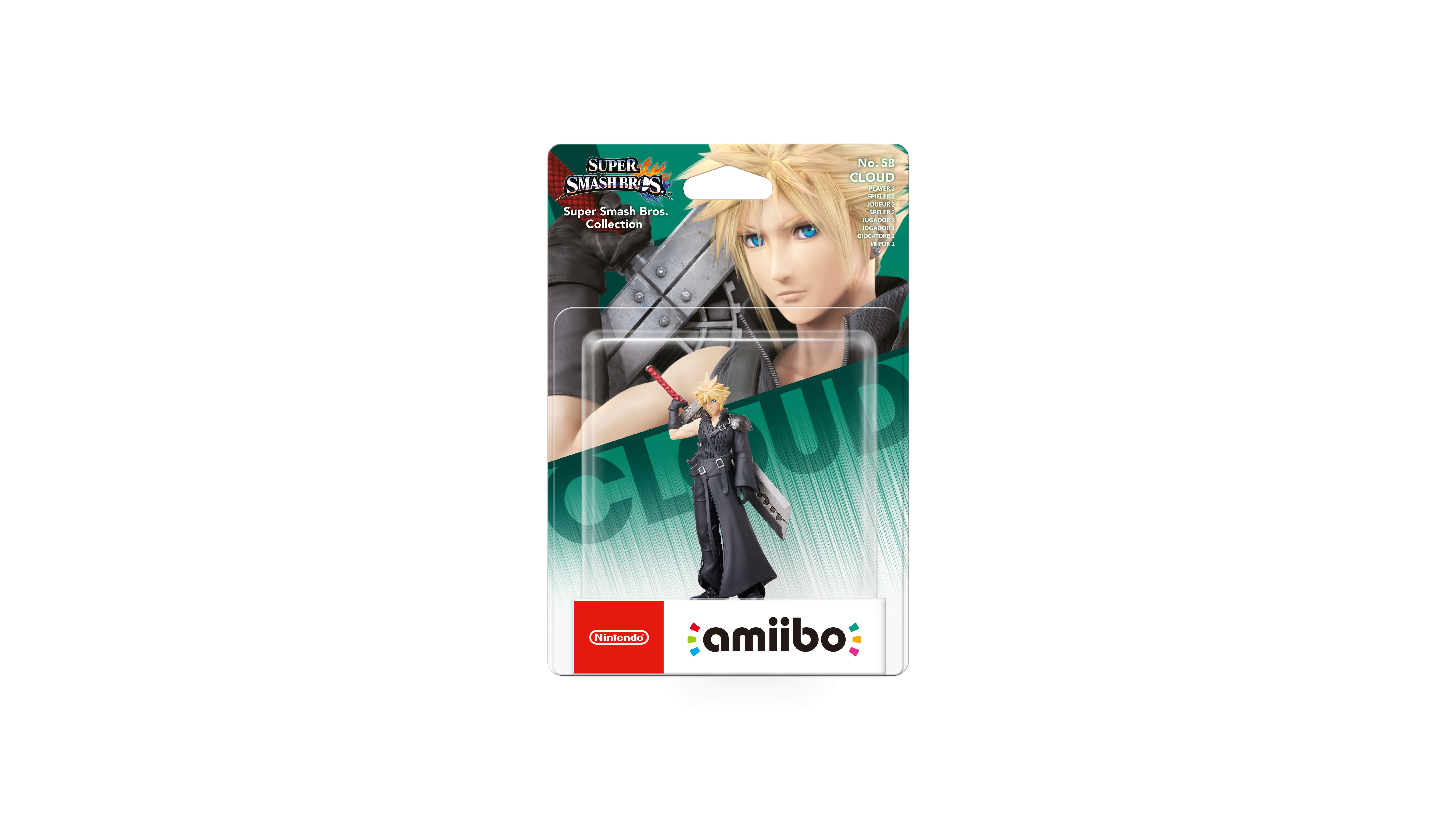 Cloud - Player 2 amiibo Packshot