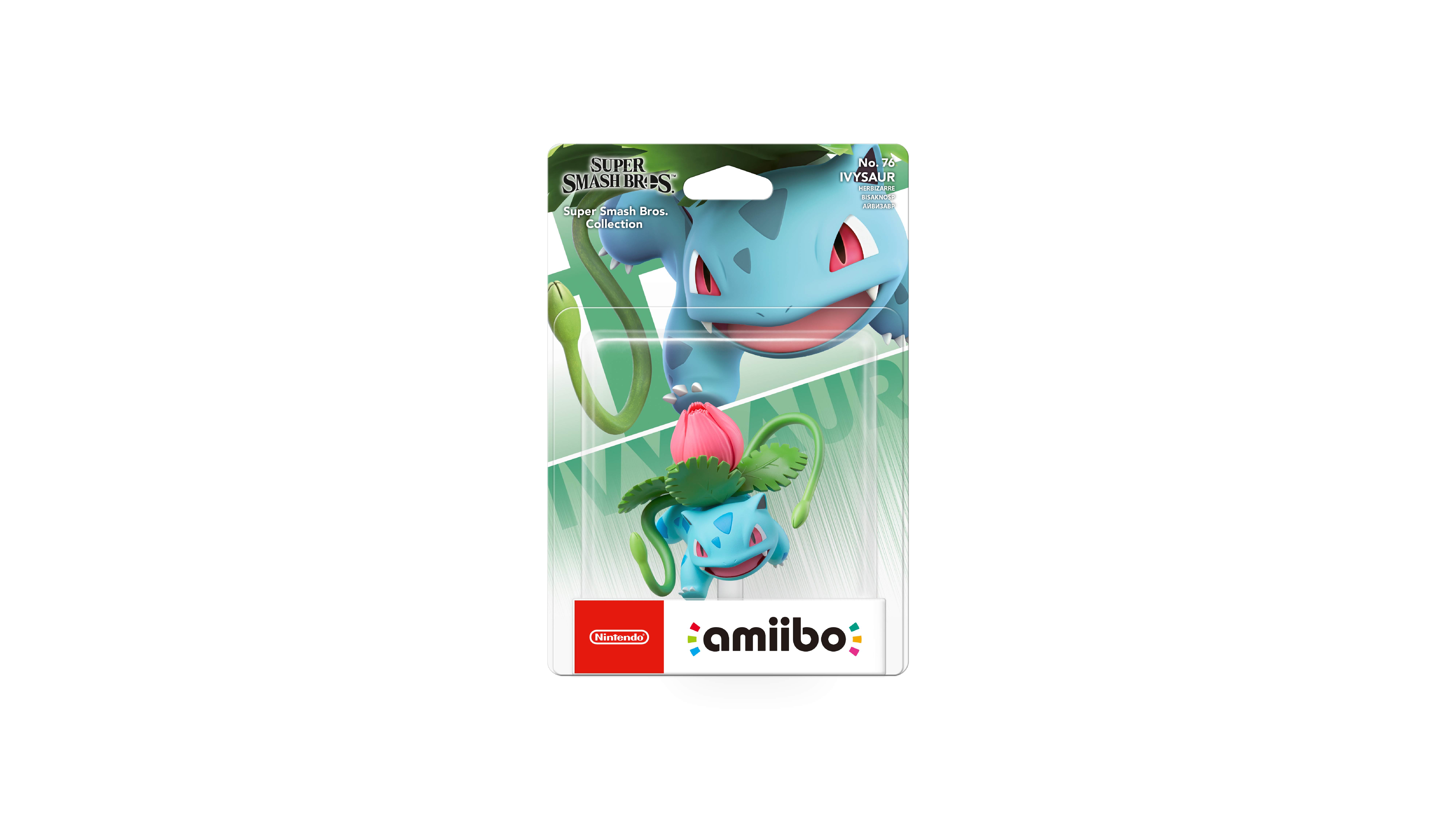 Ivysaur amiibo Packshot
