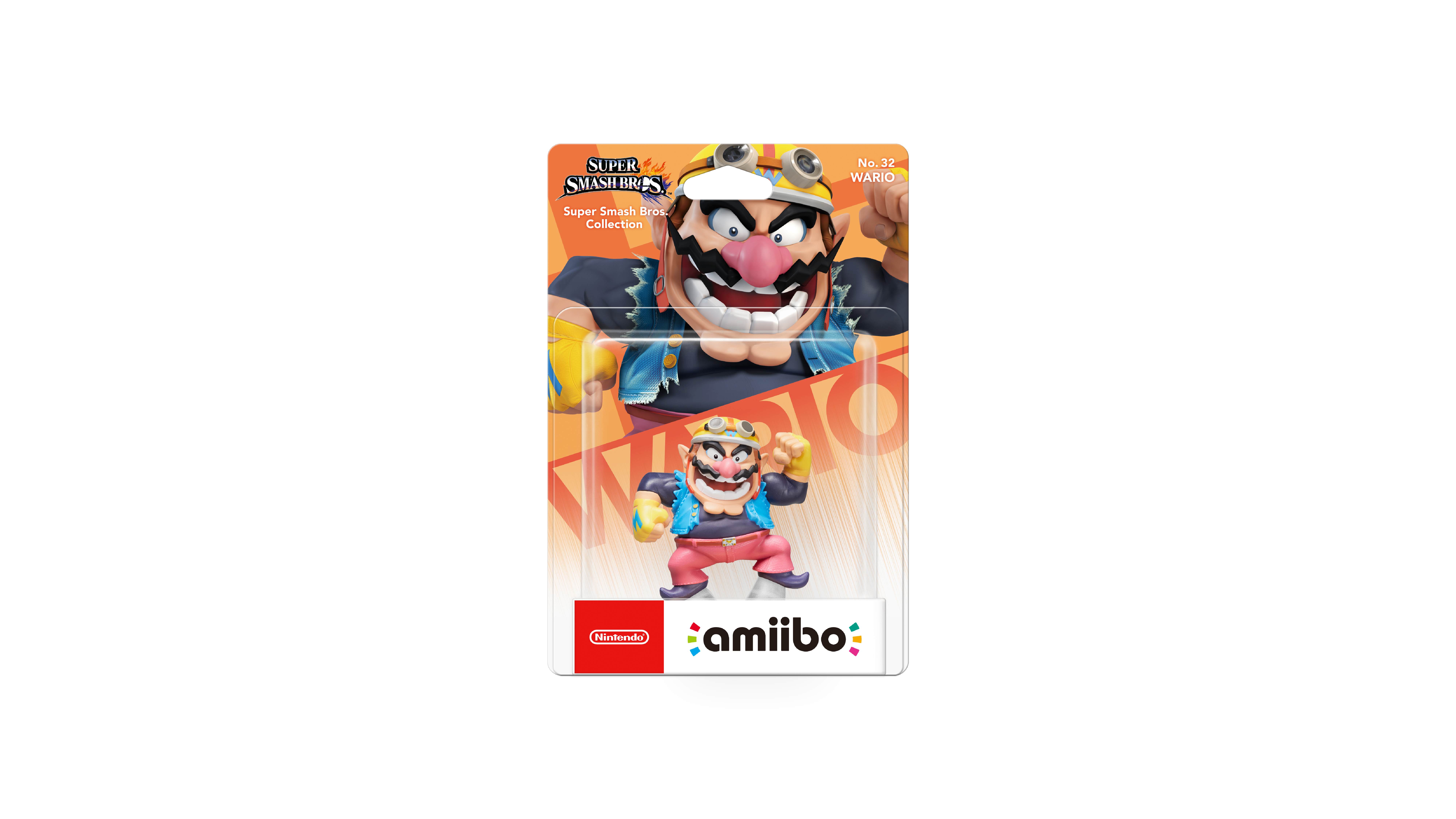 Wario amiibo Packshot