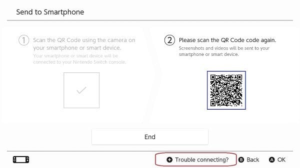 Unable to Transfer Screenshots and Video Captures to a Smart Device Wirelessly