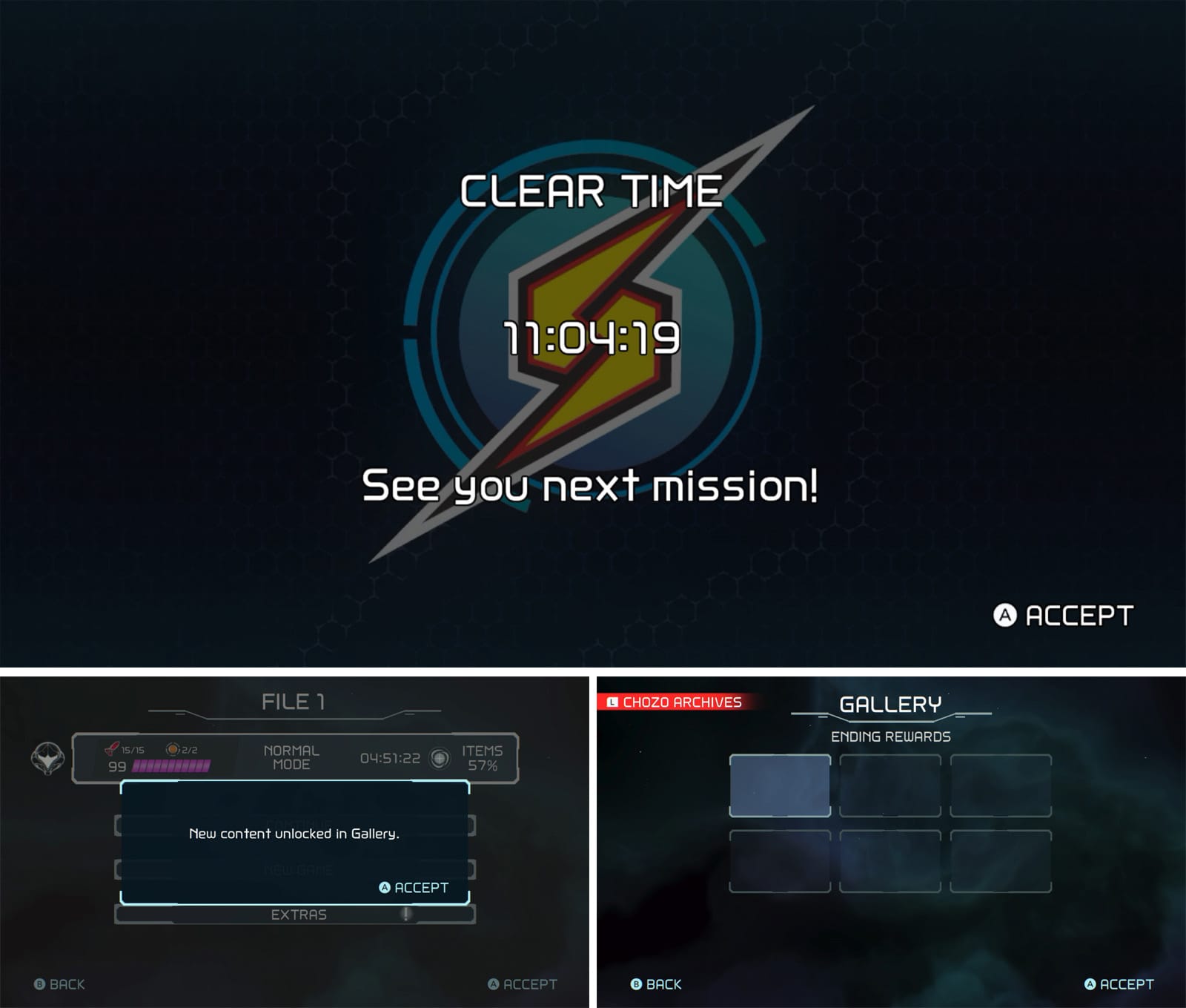 Metroid Dread Report Vol. 11 Clear time