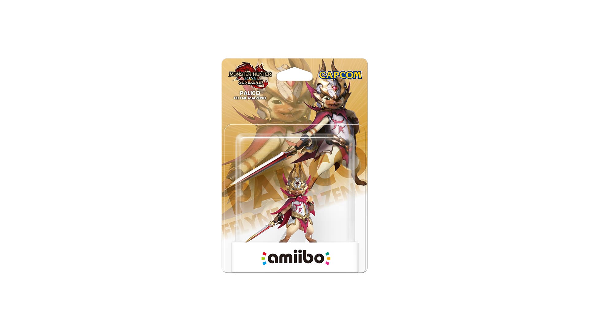 "Felyne Malzeno" Palico amiibo Packshot