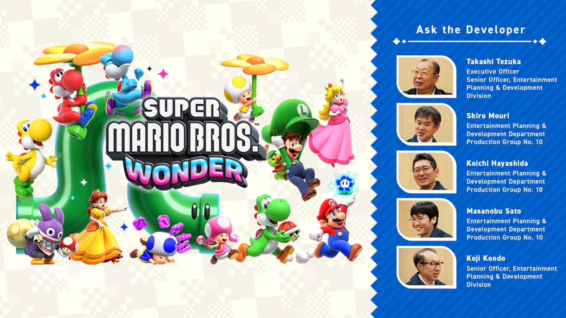 Ask the Developer Vol. 11, Super Mario Bros. Wonder – Hero