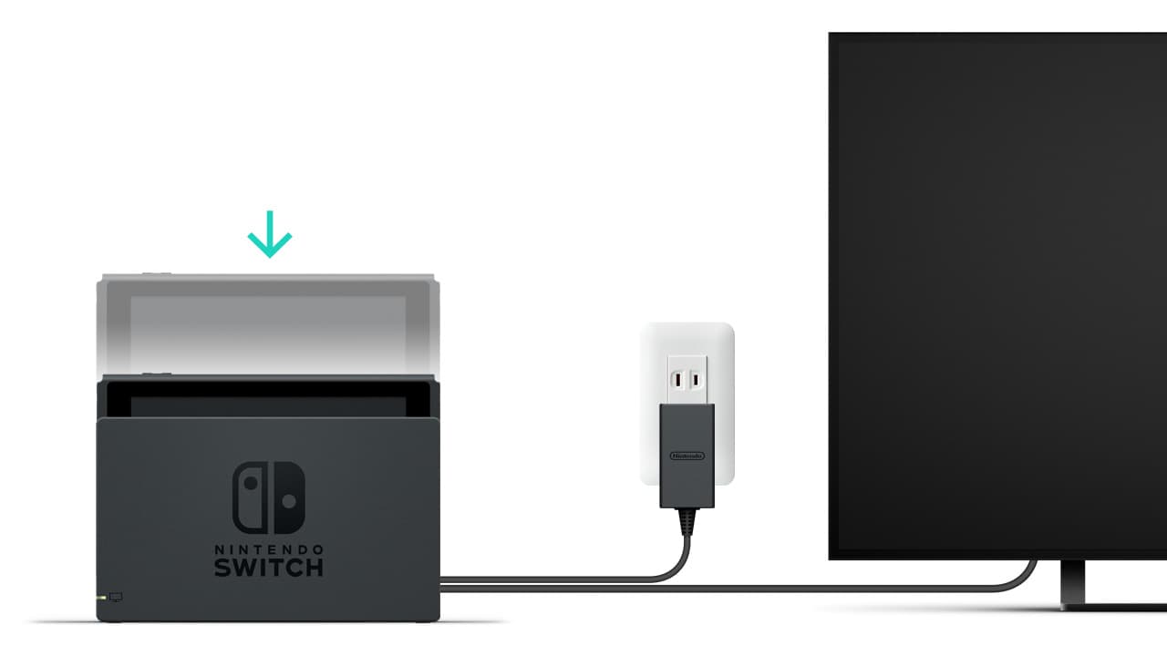 Dock, switch console, LCD screen