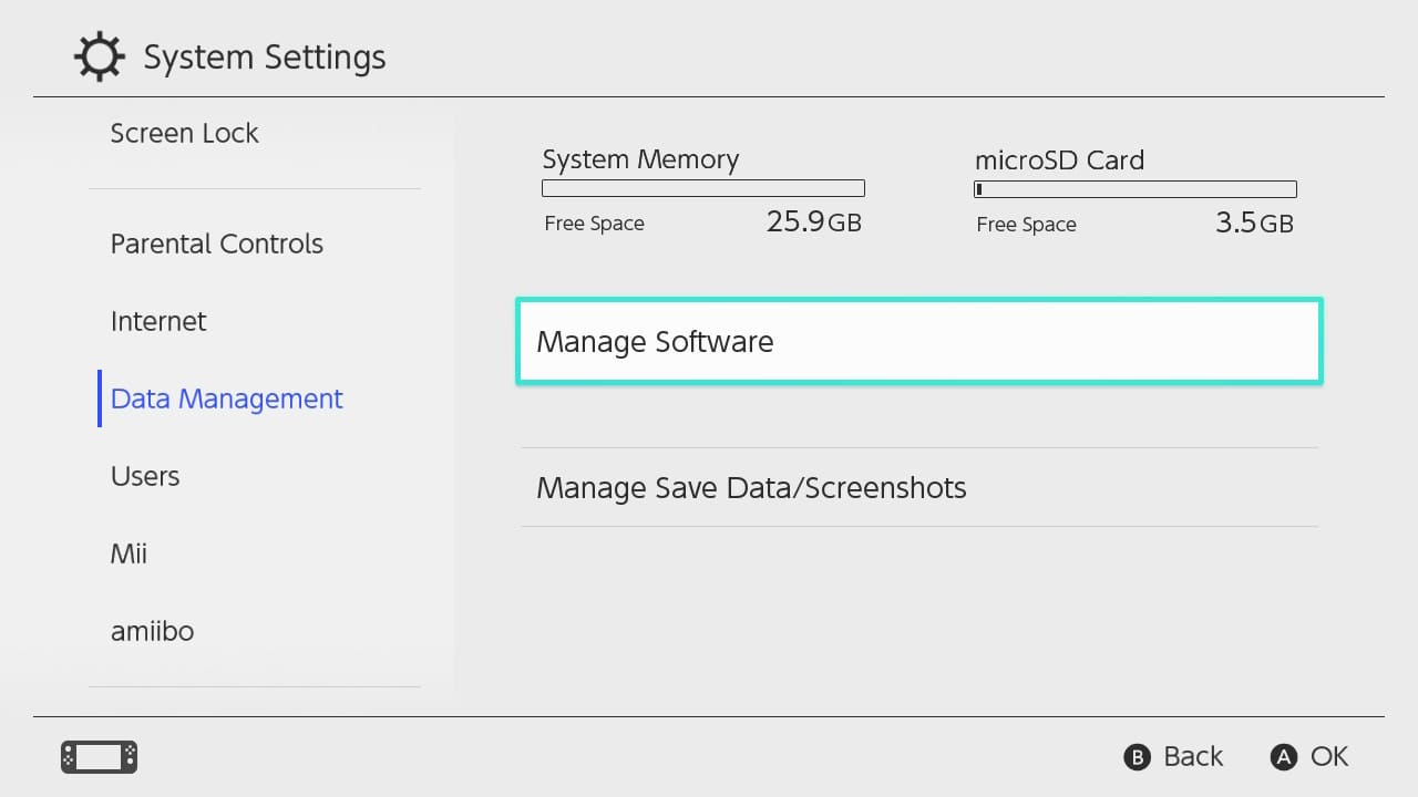 Data Management to Manage software