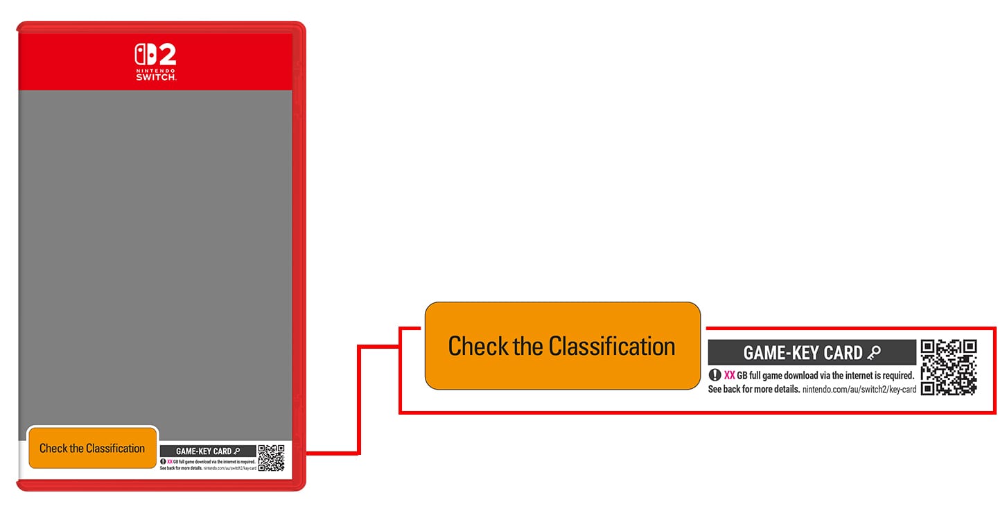 Nintendo Switch 2 - Key Card Packaging