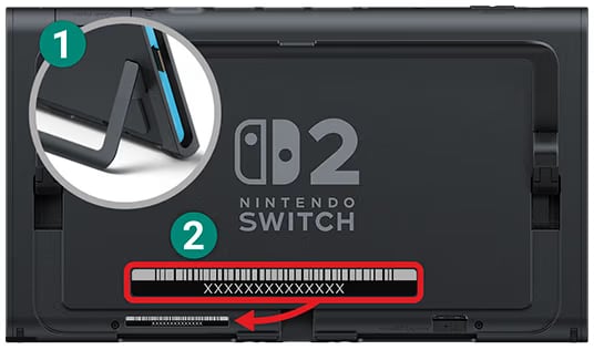 Nintendo Switch - S.Ｎ。 Where Can I Find My Console Serial Number? - Support - Nintendo